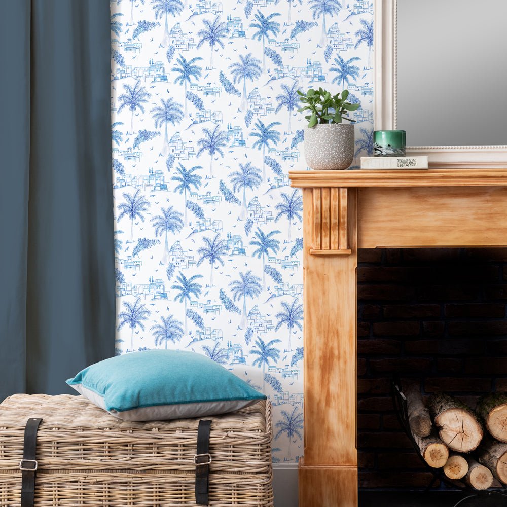 Altea Wallpaper - Cobalt - Voyage Maison - ALTEA/WPO/COB - Premier Wallcovering