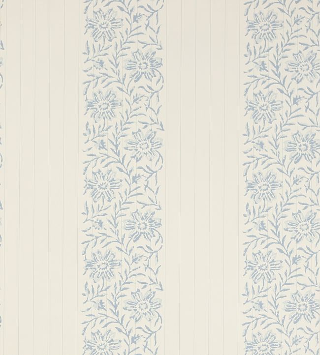Alys Wallpaper - Old Blue - Colefax & Fowler - W7001/03 - Premier Wallcovering
