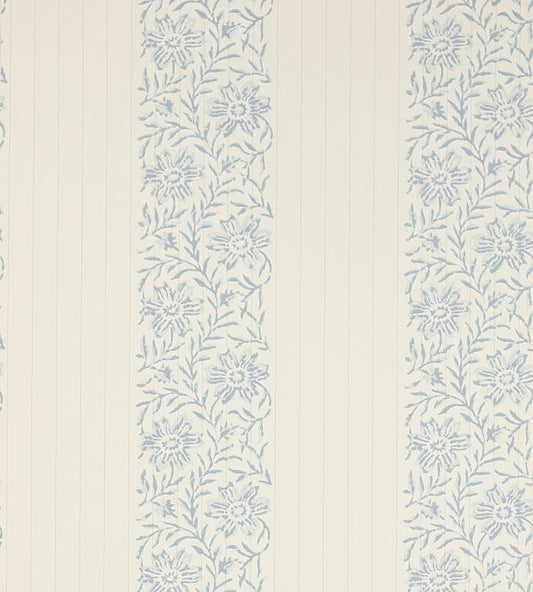 Alys Wallpaper - Old Blue - Colefax & Fowler - W7001/03 - Premier Wallcovering