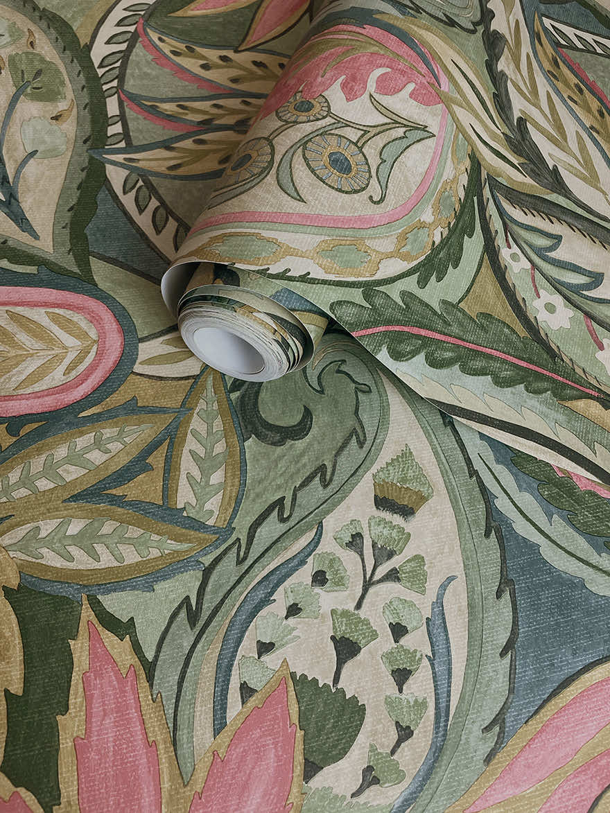 Amaira Wallpaper - Pink - Holden Décor - 91480 - Premier Wallcovering