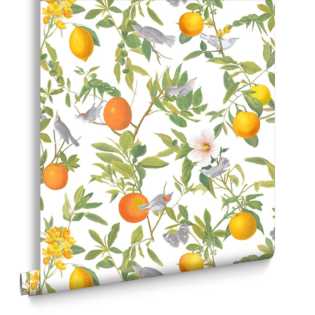 Amalfi Wallpaper - White - Graham & Brown - 105641 - Premier Wallcovering