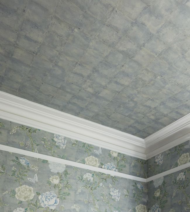 Amalienburg Wallpaper - Silver - Madeaux - W1000 - 01 - Premier Wallcovering