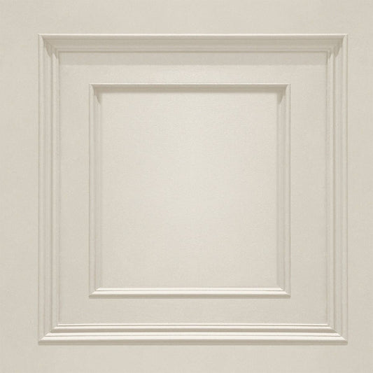 Amara Panel Vinyl Wallpaper - Cream - Belgravia - 7373 - Premier Wallcovering