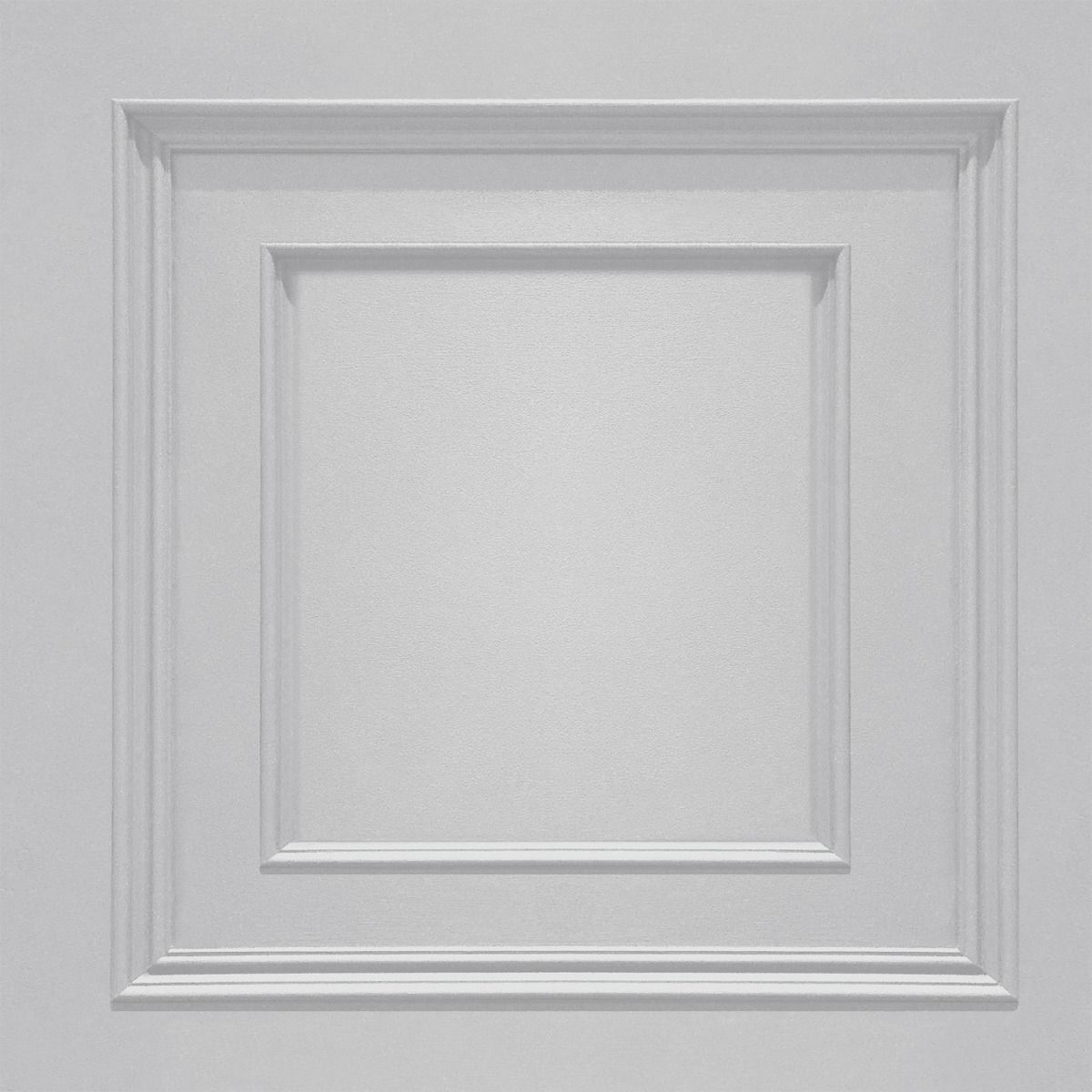Amara Panel Vinyl Wallpaper - Dove Grey - Belgravia - 7376 - Premier Wallcovering