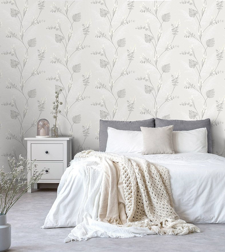 Amarante Wallpaper - Dove - Holden Décor - 36250 - Premier Wallcovering