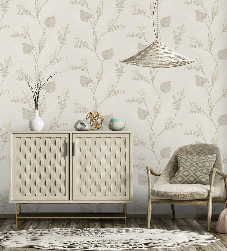 Amarante Wallpaper - Cream - Holden Décor - 36253 - Premier Wallcovering