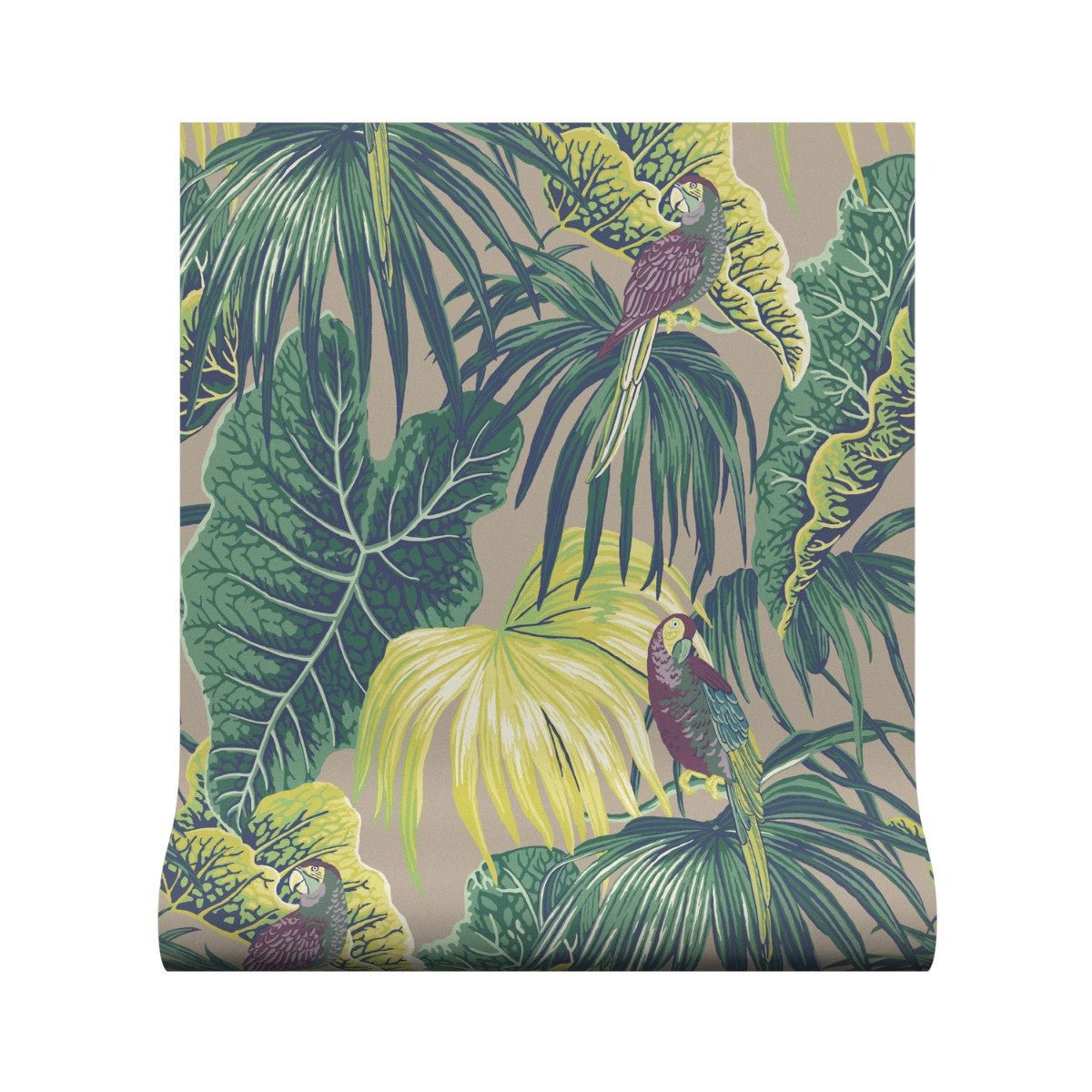 Amazon Wallpaper - Taupe - Warner House - Premier Wallcovering