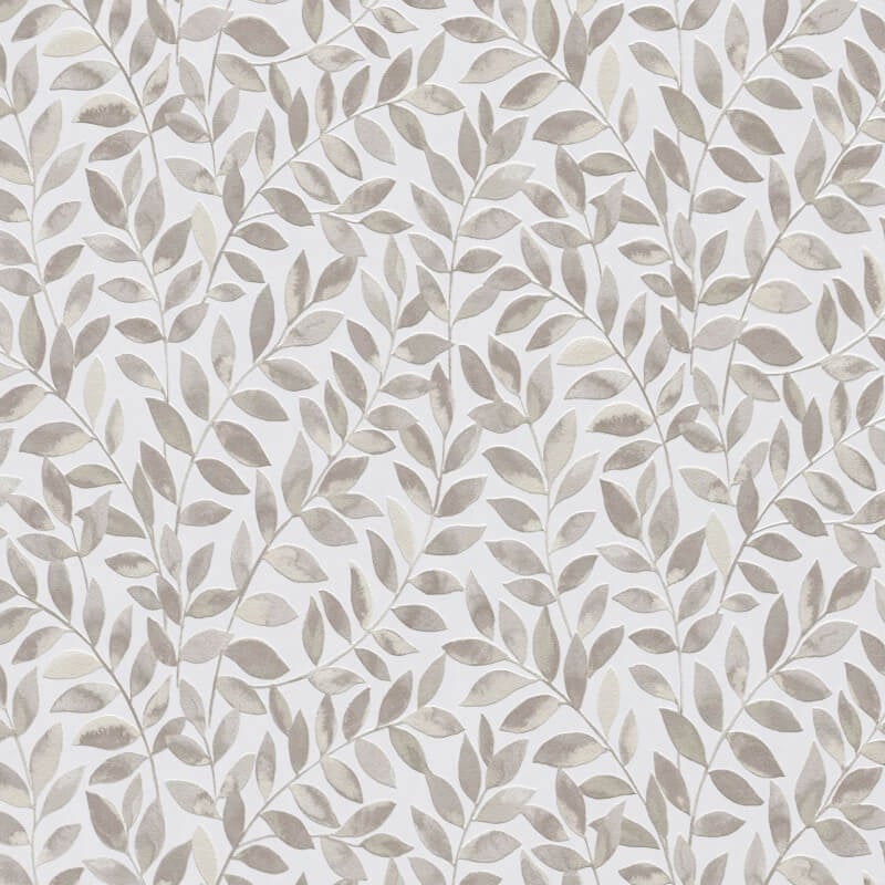 Ameroso Leaf Metallic Wallpaper - Brown - Erismann - 10462 - 11 - Premier Wallcovering