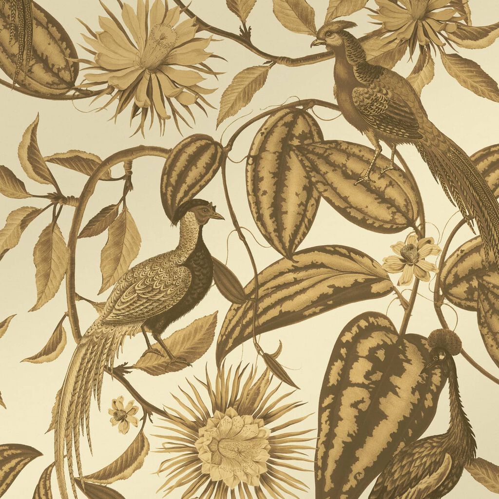 Amhersts Garden Wallpaper - Bronze - Graham & Brown - 120652 - Premier Wallcovering