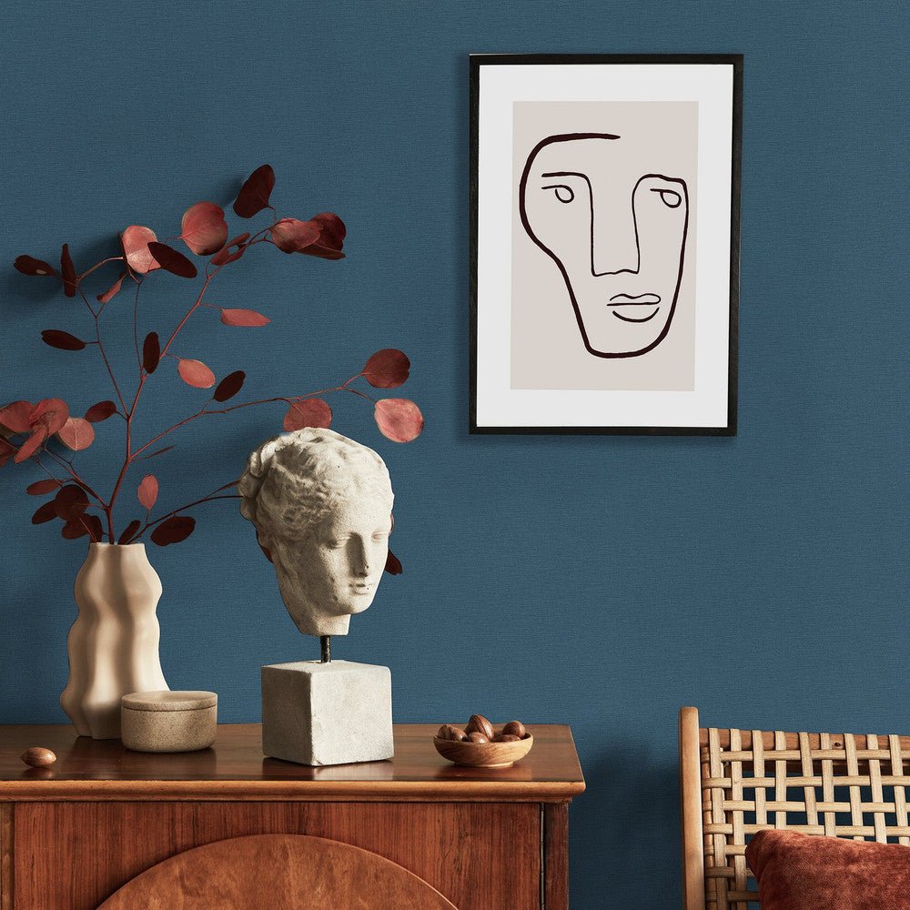 Amour Wallpaper - Navy - Superfresco Easy - 127634 - Premier Wallcovering