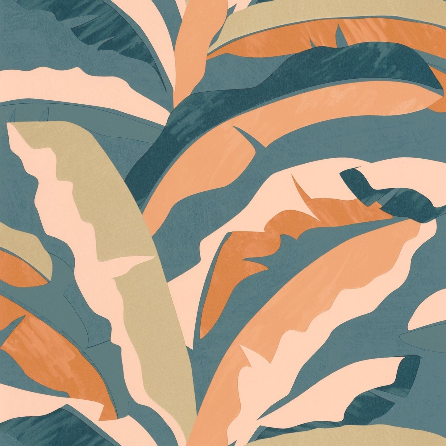 Ampleur Wallpaper - Bleu Canard - Caselio - 104566060 - Premier Wallcovering