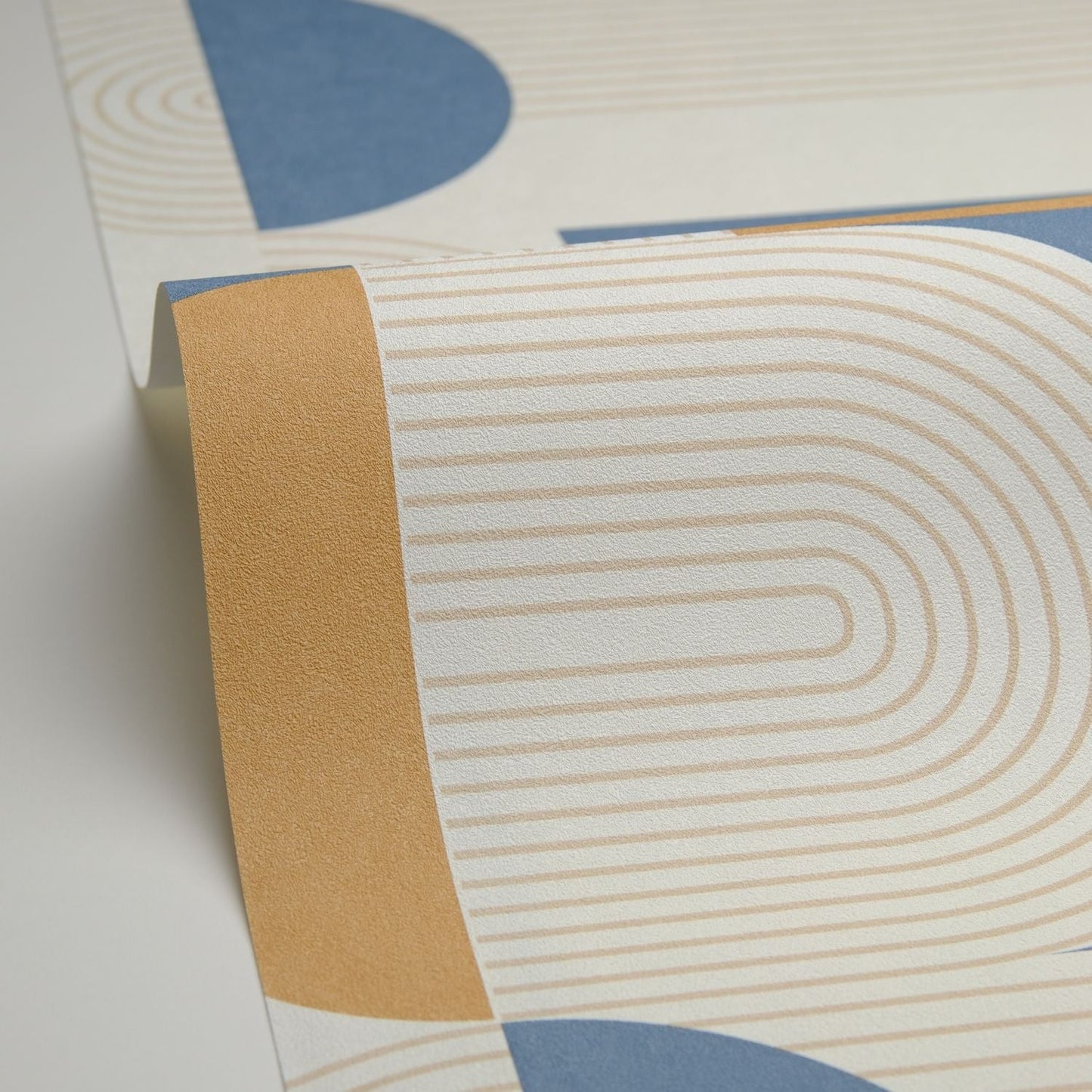 Amplitude Wallpaper - Bleu Camel - Caselio - 105500633 - Premier Wallcovering