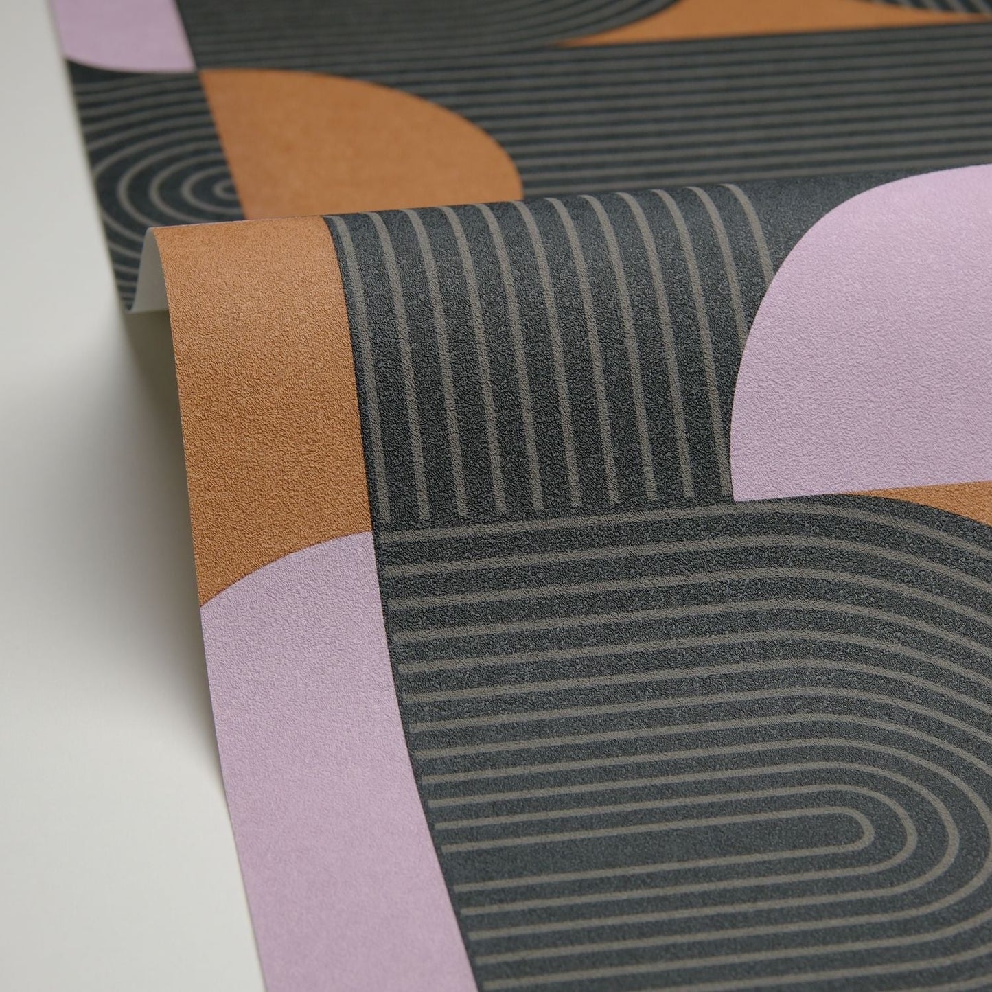 Amplitude Wallpaper - Orange Mauve - Caselio - 105509566 - Premier Wallcovering