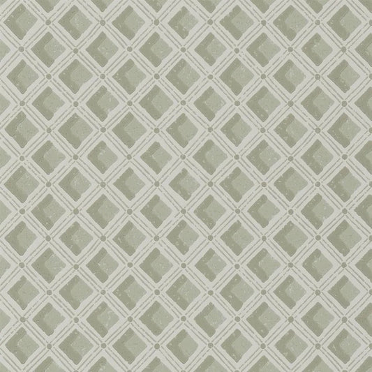 Amsee Geometric Wallpaper - Lichen - English Heritage - PEH0002/04 - Premier Wallcovering