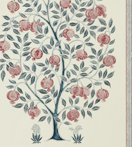 Anaar Tree Wallpaper - Annato/Blueberry - DCPW216790 - Sanderson - Premier Wallcovering