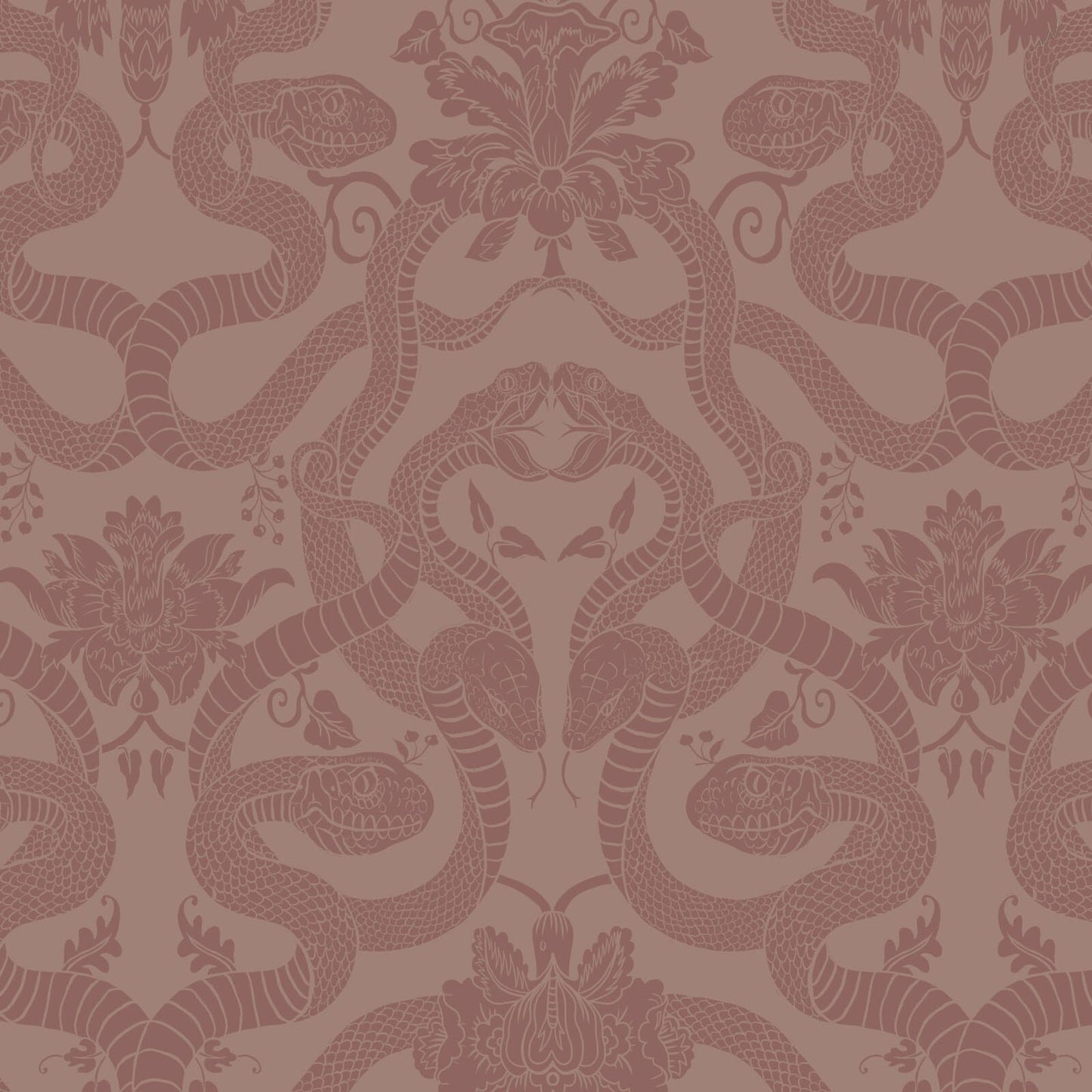 Anaconda Wallpaper - Dusky - Pink - House of Hackney - 1 - WA - ANC - TR - PNK - XXX - 001 - Premier Wallcovering