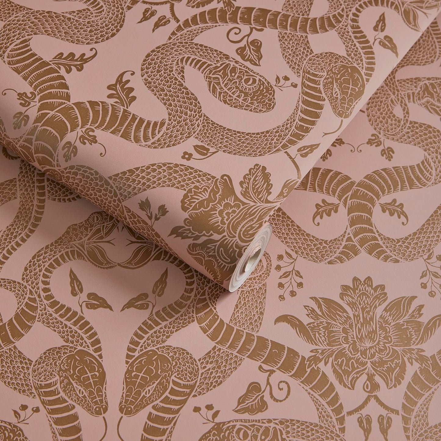 Anaconda Wallpaper - Dusky - Pink - House of Hackney - 1 - WA - ANC - TR - PNK - XXX - 001 - Premier Wallcovering