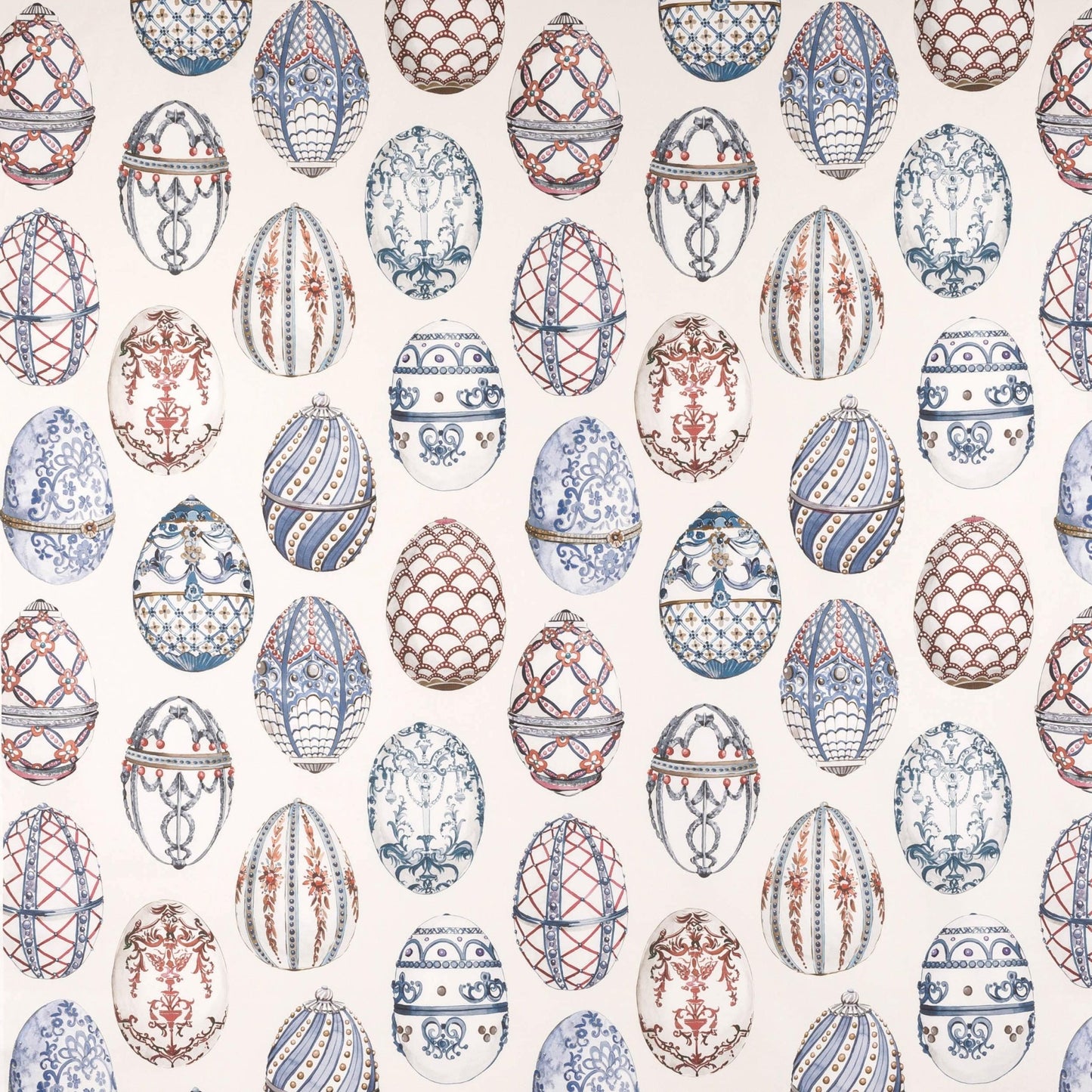 Anastasia Fabric - Saphir - Manuel Canovas - M4096-03 - Premier Wallcovering