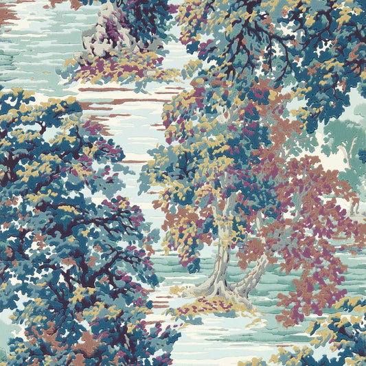Ancient Canopy Wallpaper - Moss - DABW217221 - Sanderson - Premier Wallcovering