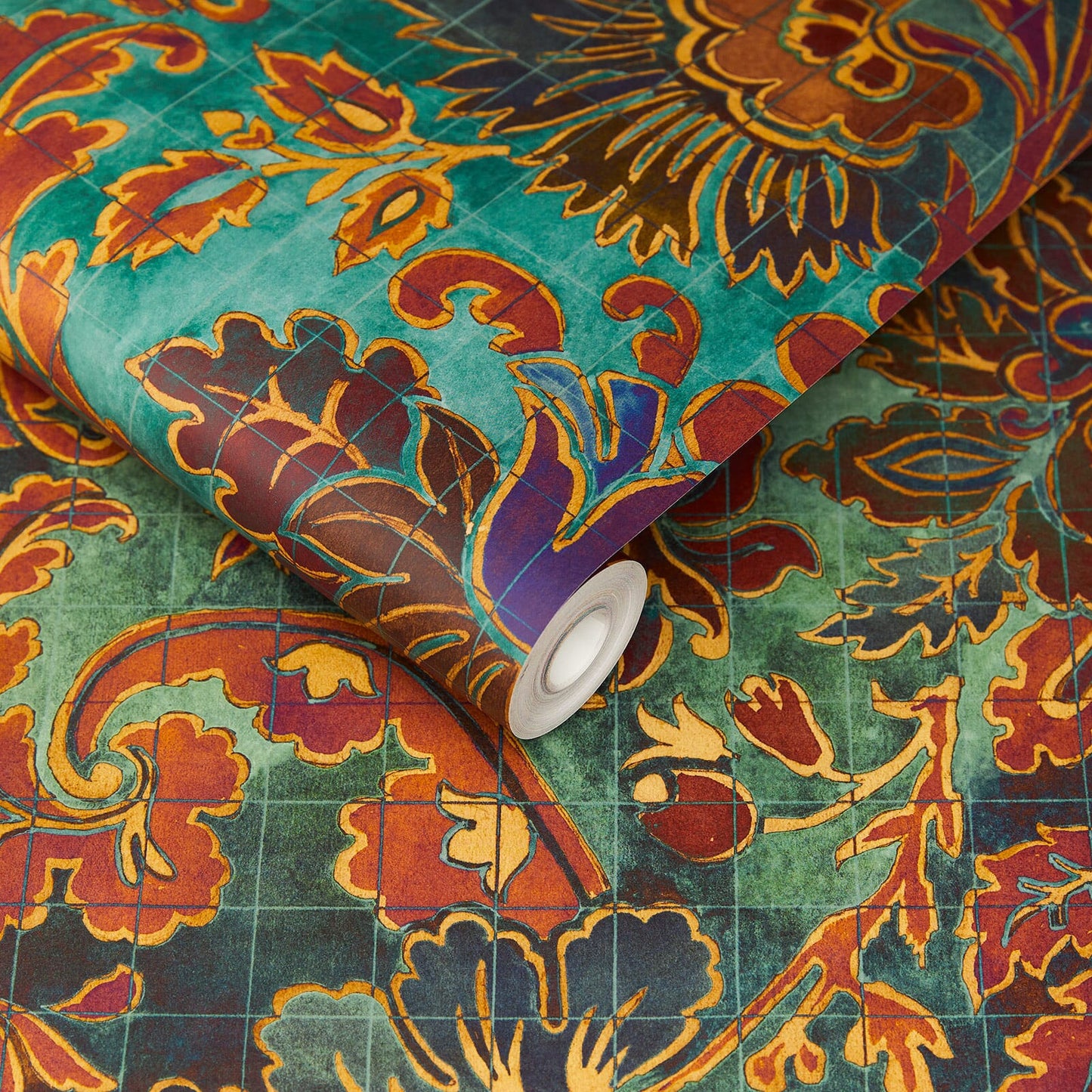 Andastra Wallpaper - Amazonite - House of Hackney - 1 - WA - AND - DI - AMA - XXX - Premier Wallcovering