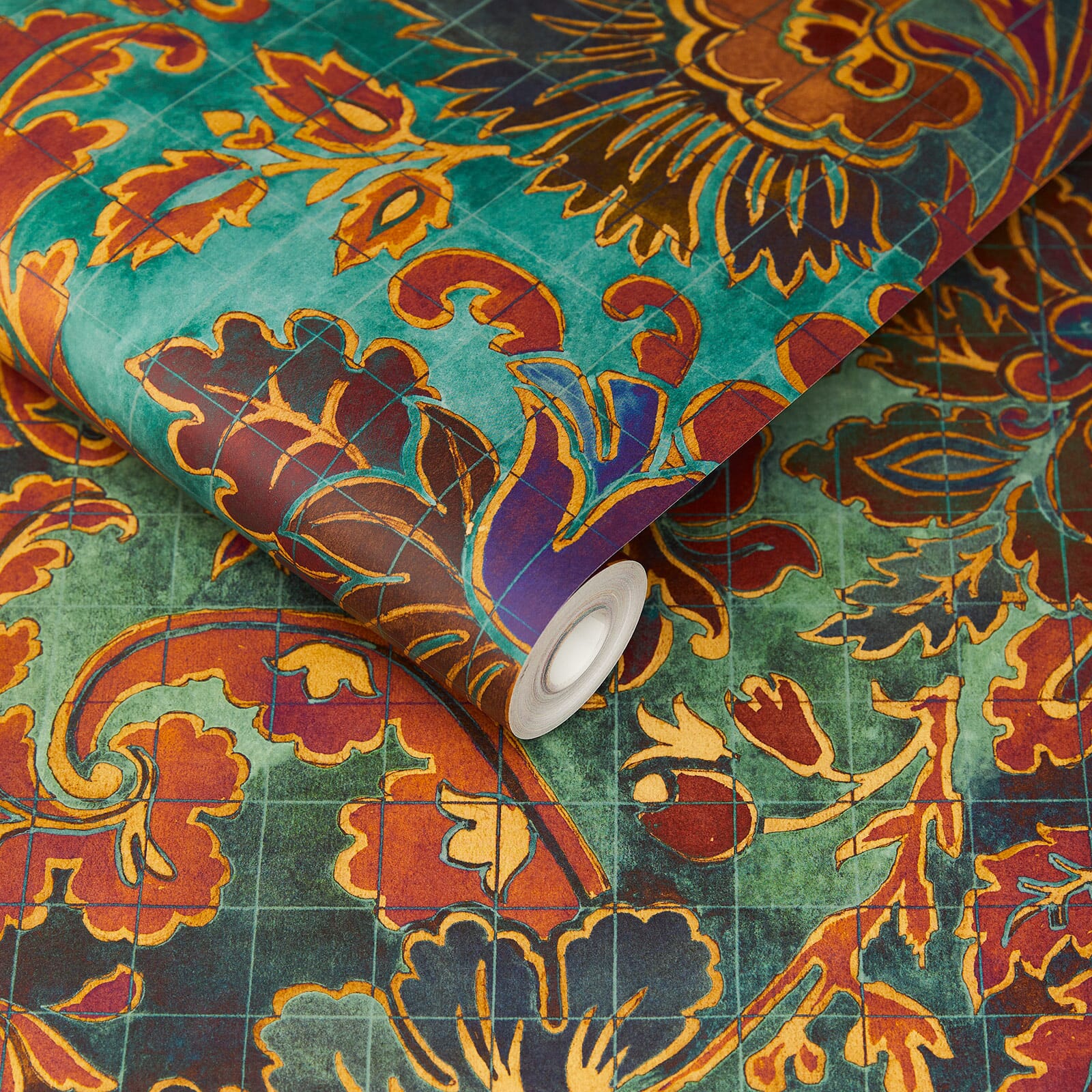Andastra Wallpaper - Amazonite - House of Hackney - 1 - WA - AND - DI - AMA - XXX - Premier Wallcovering