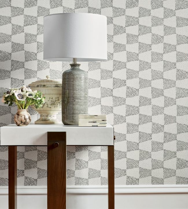 Anderson Wallpaper - Aqua - Thibaut - T424 - Premier Wallcovering