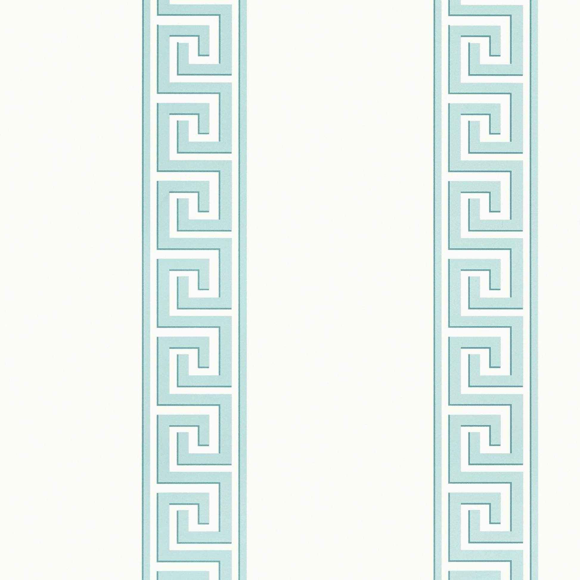 Andreas Stripe Wallpaper - Aqua - Thibaut - T14239 - Premier Wallcovering