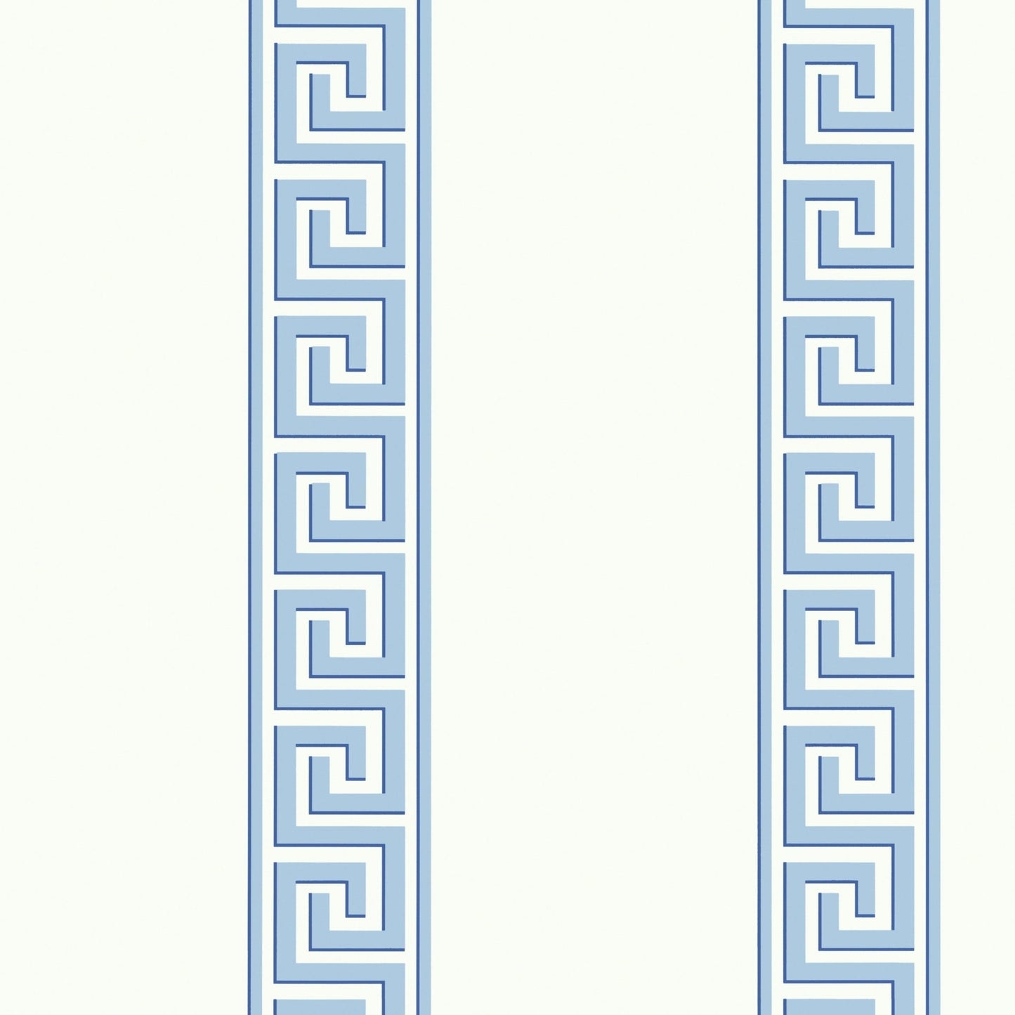 Andreas Stripe Wallpaper - Blue - Thibaut - T14241 - Premier Wallcovering