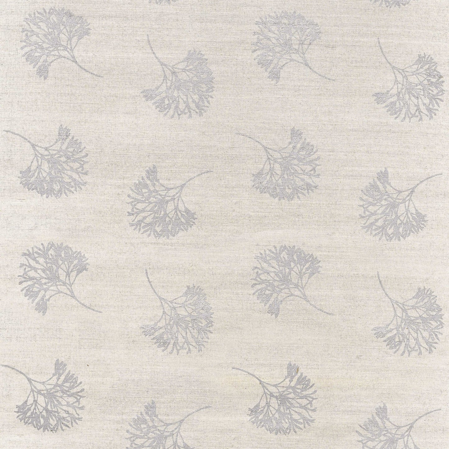 Andros Wallpaper - Metallic Silver on Taupe - Thibaut - T3680 - Premier Wallcovering
