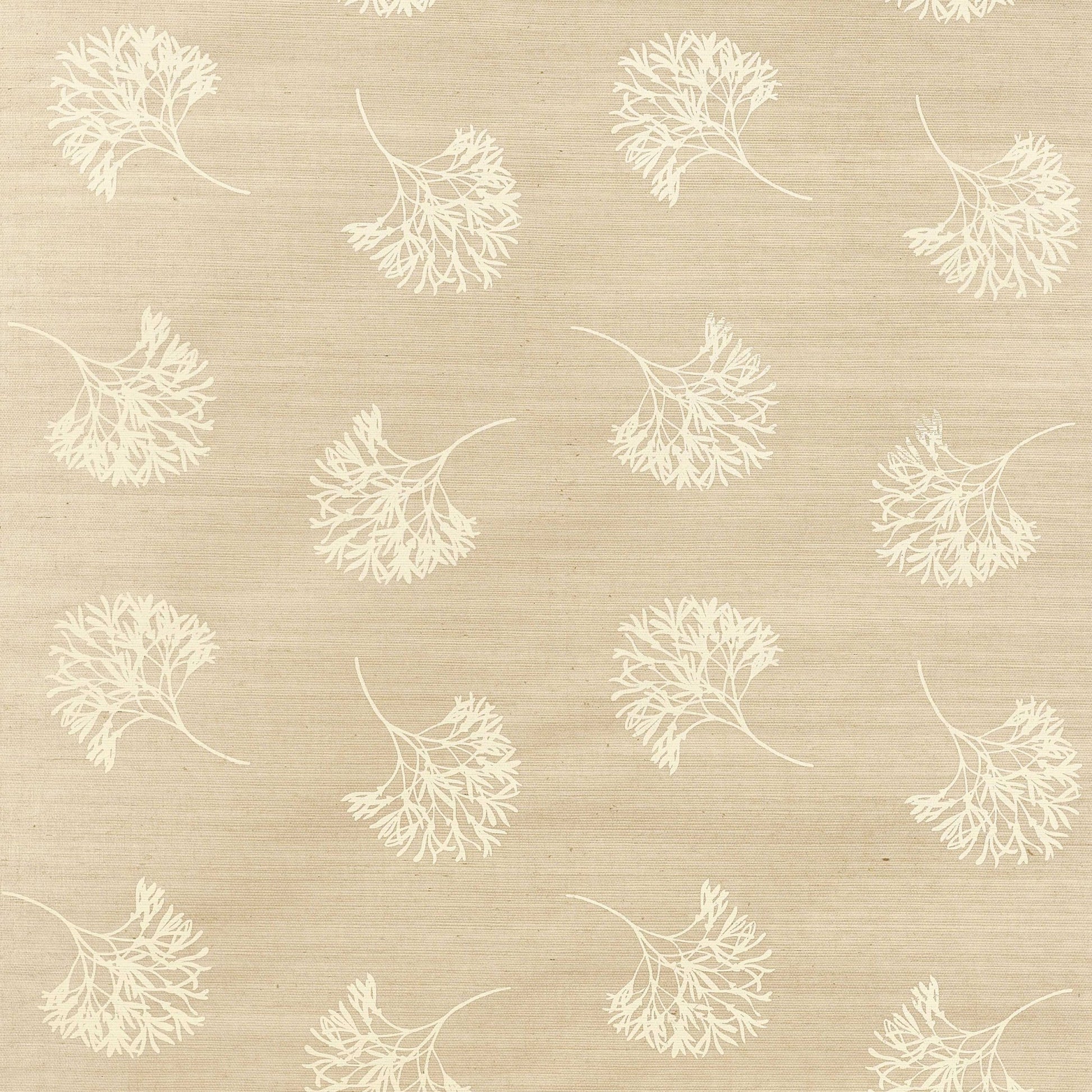 Andros Wallpaper - Cream on Beige - Thibaut - T3624 - Premier Wallcovering