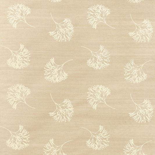 Andros Wallpaper - Cream on Beige - Thibaut - T3624 - Premier Wallcovering