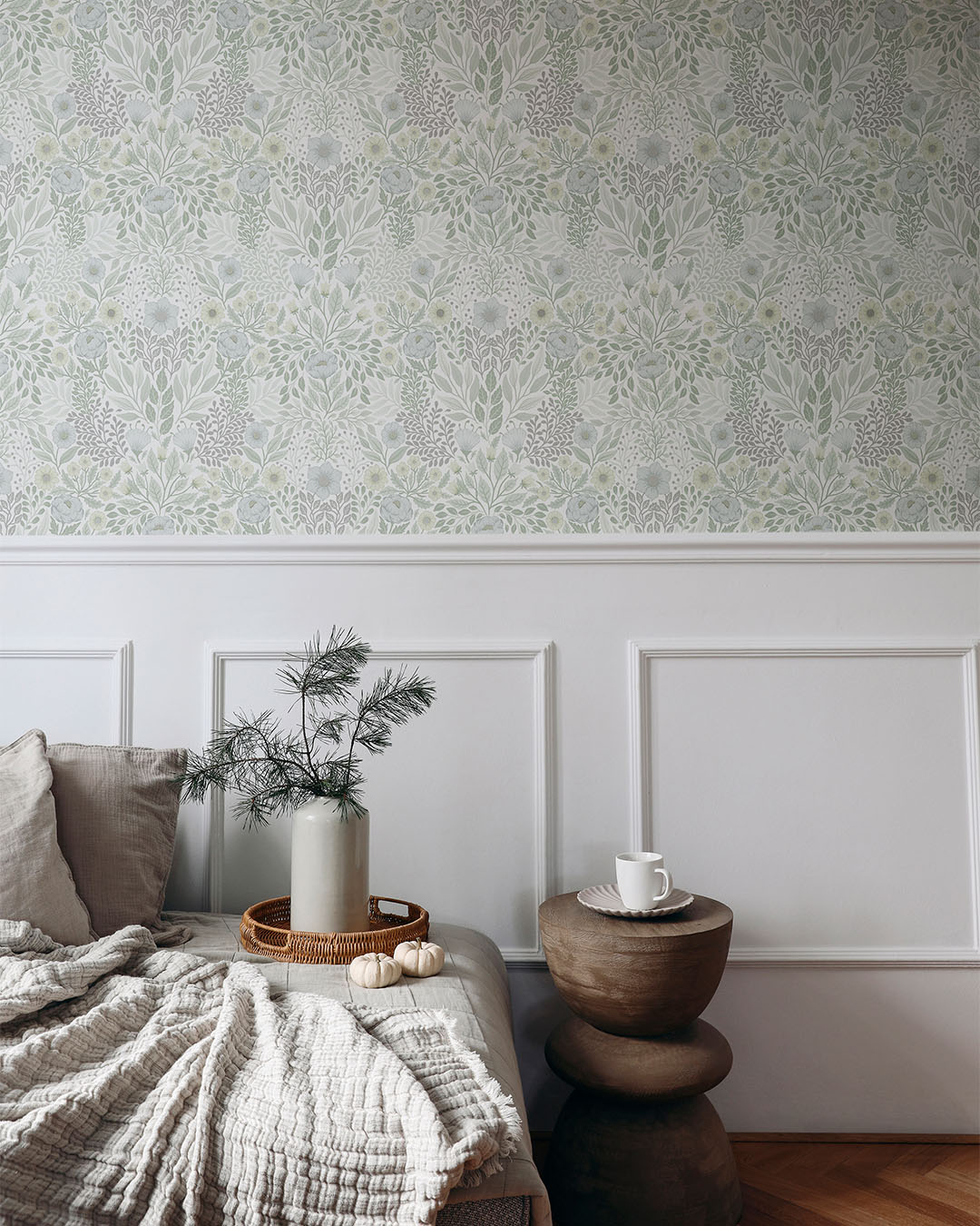 Äng Wallpaper - Light Green - Midbec - 26001 - Premier Wallcovering