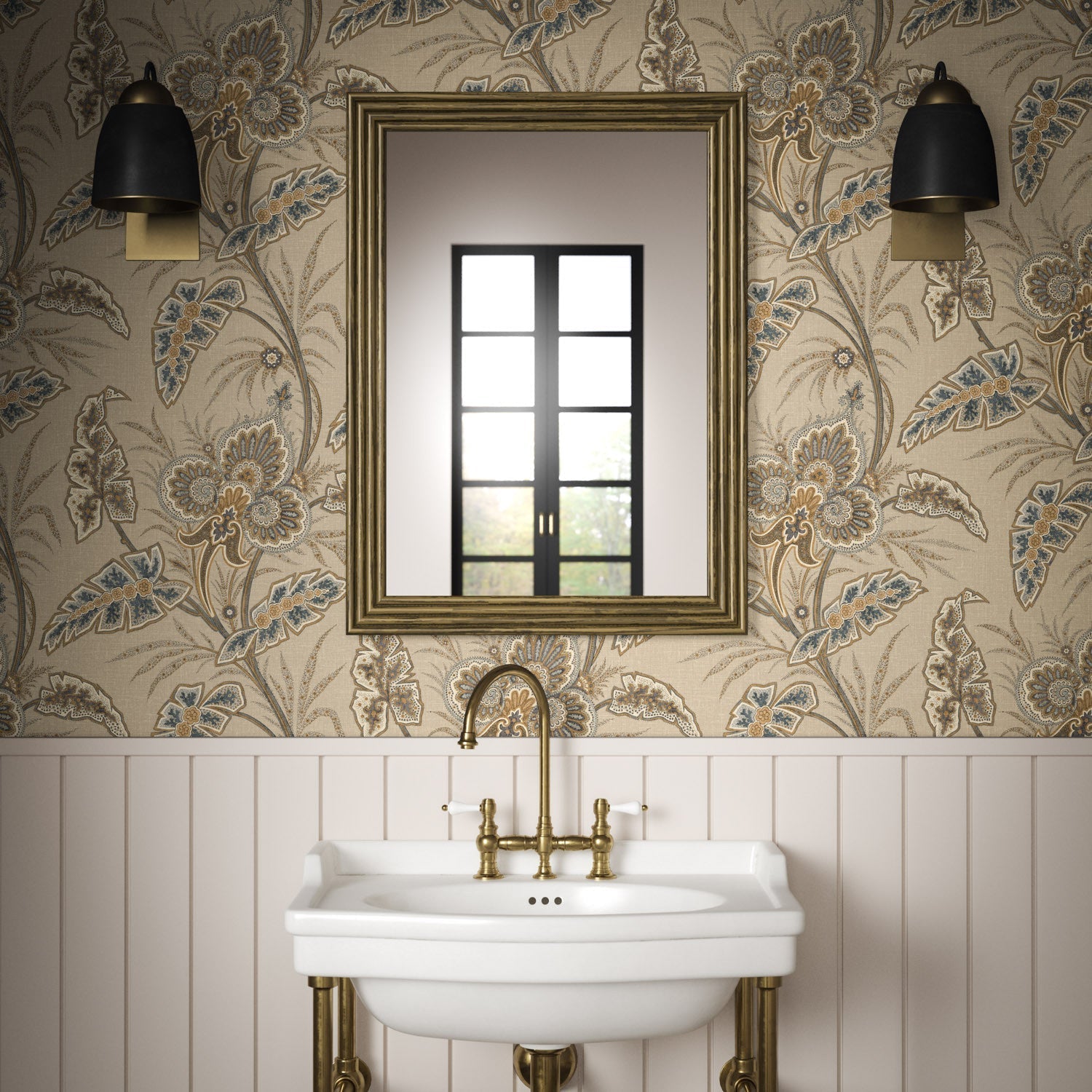 Anika Wallpaper - Earth - Warner House - Premier Wallcovering