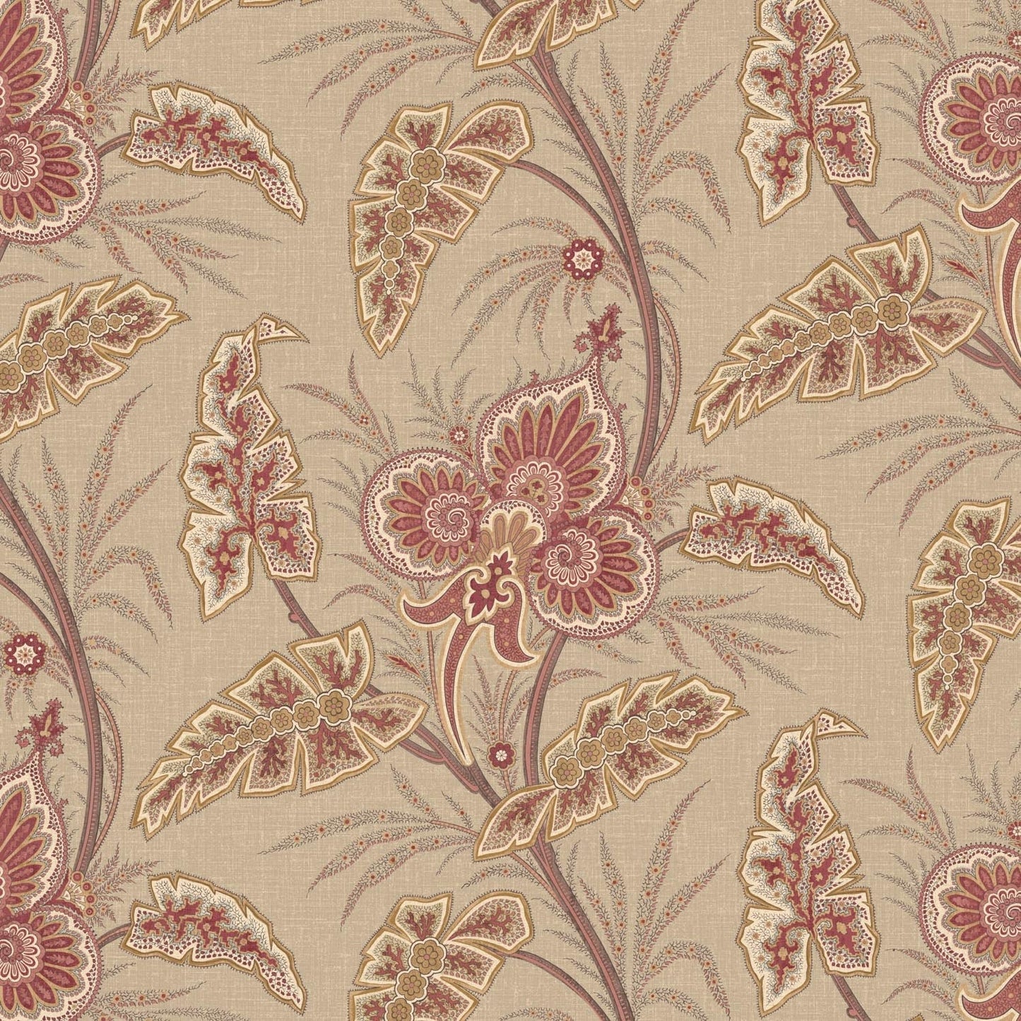 Anika Wallpaper - Spice - Warner House - Premier Wallcovering
