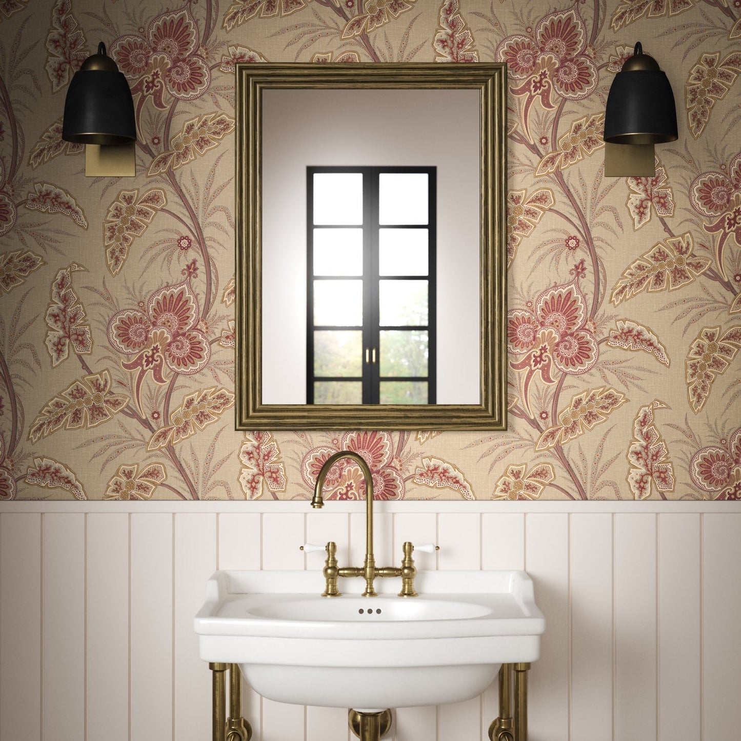 Anika Wallpaper - Spice - Warner House - Premier Wallcovering
