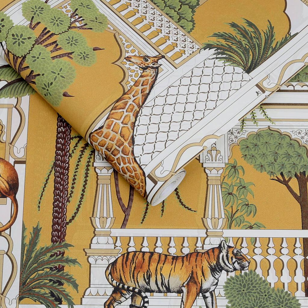 Animahal Wallpaper - Turmeric - Graham & Brown - 119688 - Premier Wallcovering