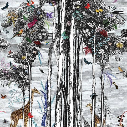 Animal Glade Wallpaper - Multi - Osborne & Little - W7340-01 - Premier Wallcovering