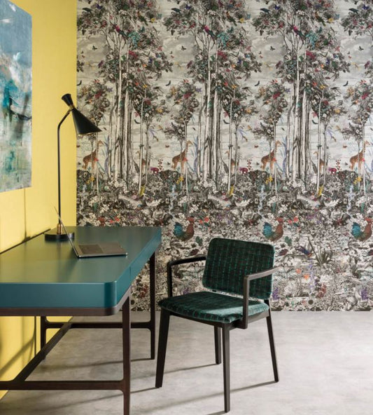 Animal Glade Wallpaper - Multi - Osborne & Little - W7340-01 - Premier Wallcovering