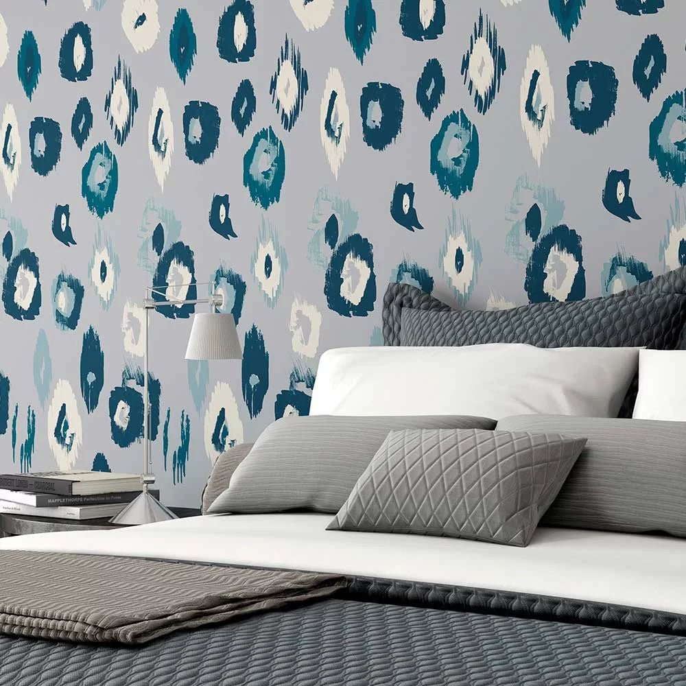 Animal Ikat Wallpaper - Serpentine & Ink - Ohpopsi - WLD53120W - Premier Wallcovering