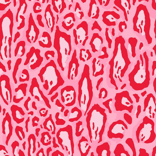 Animal Instinct Wallpaper - Candy Pink & Red - Lust Home - LH900398 - Premier Wallcovering