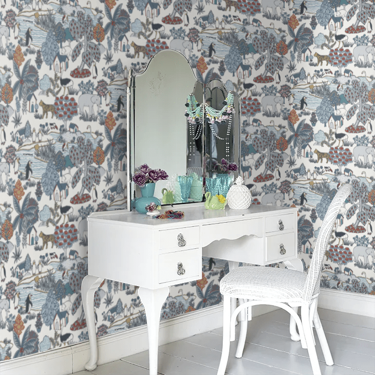 Animal Kingdom Wallpaper - Bassoon - Little Greene - 0231ANBASSO - Premier Wallcovering