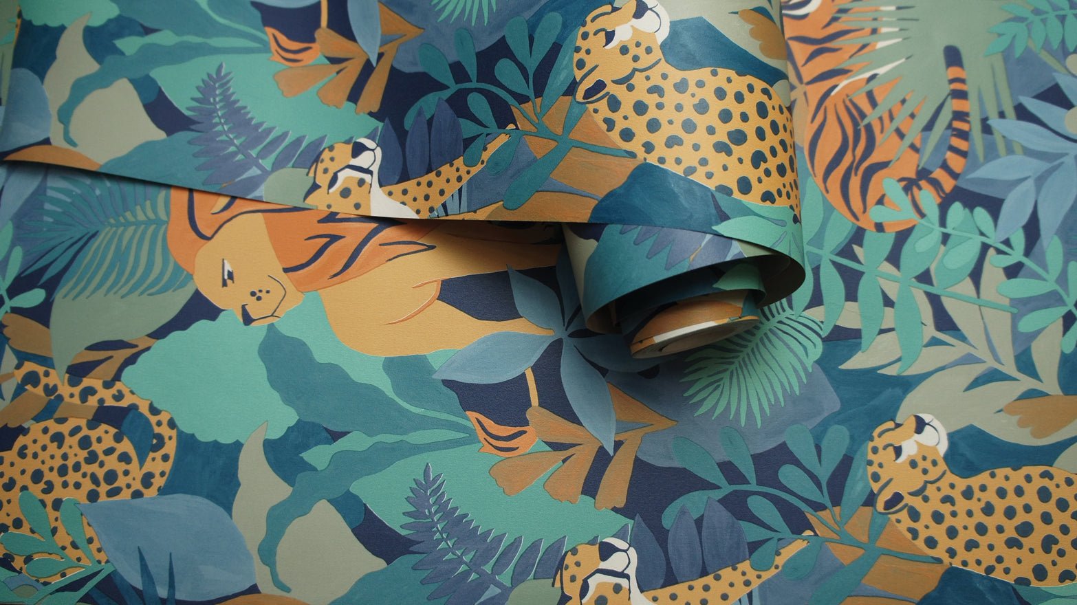 Animal Kingdom Wallpaper - Blue - Holden Décor - 13073 - Premier Wallcovering