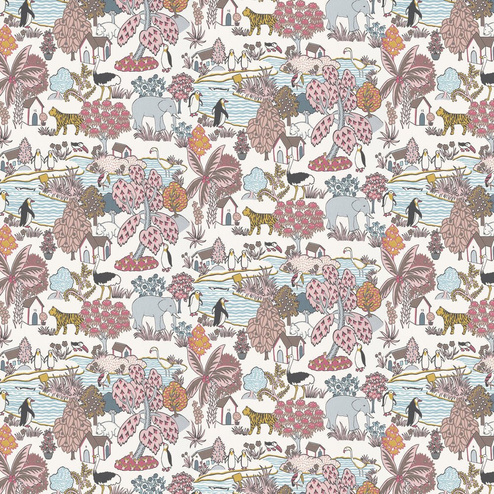 Animal Kingdom Wallpaper - Confetti - Little Greene - 0231ANCONFE - Premier Wallcovering