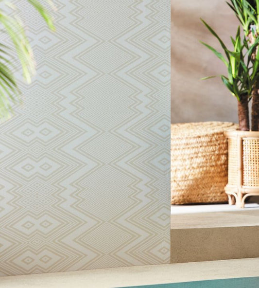 Ankara Wallpaper - Sail Cloth/ Diffused Light - HQN2112847 - Harlequin - Premier Wallcovering