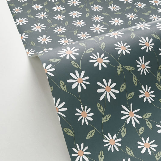 Anna Wallpaper - Vert Emeraude - Caselio - 103127107 - Premier Wallcovering