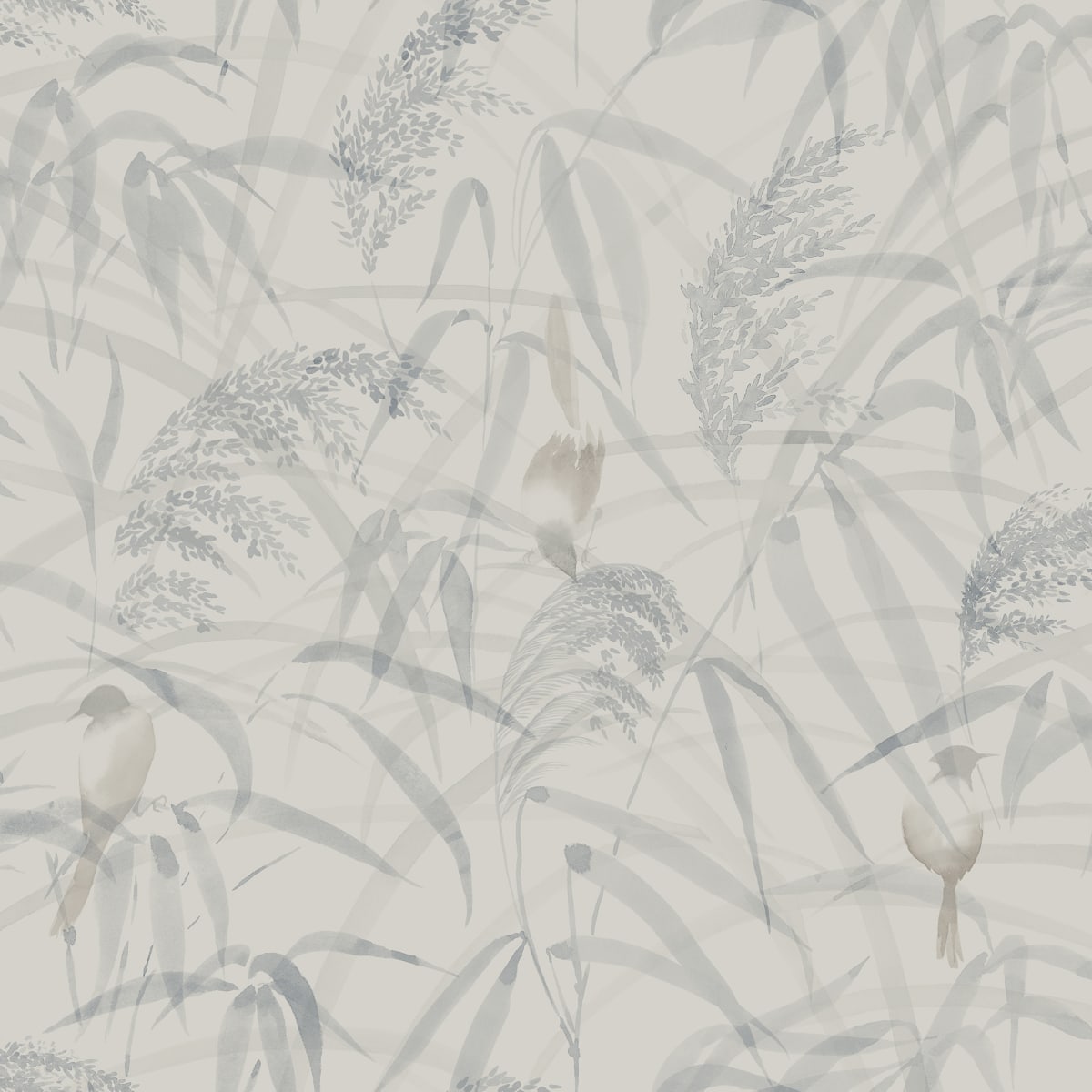 Anna Wallpaper - Misty Blue - Sandberg - S10108 - Premier Wallcovering