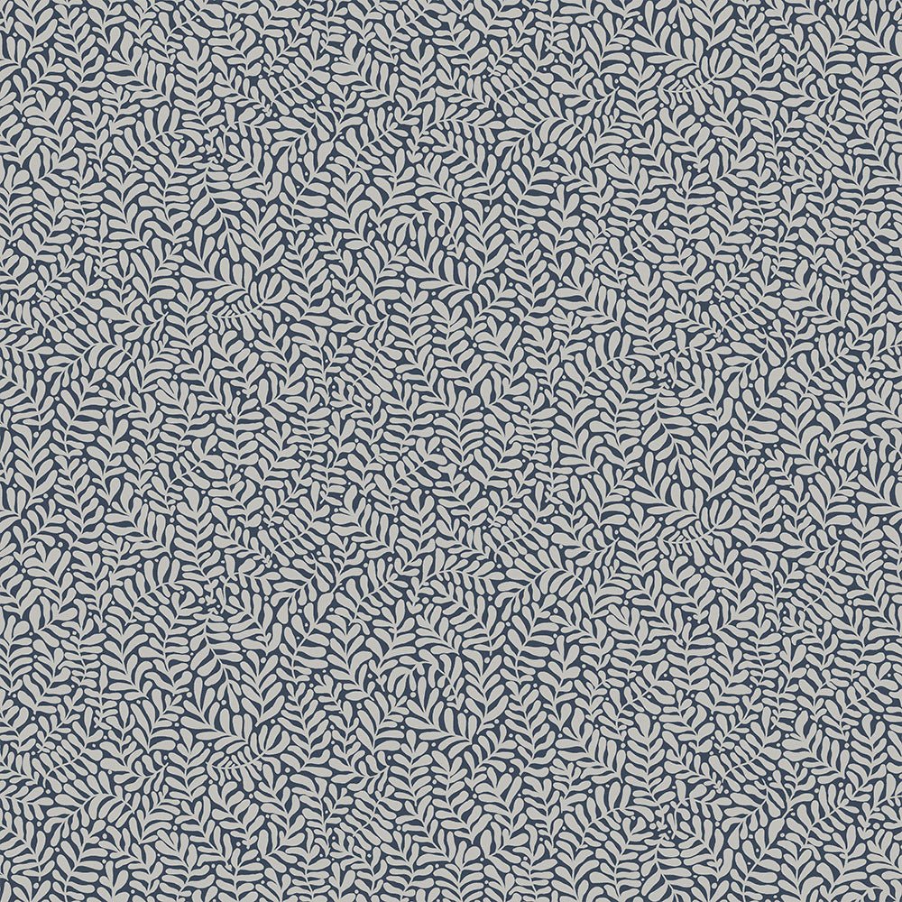 Anna Wallpaper - Dark Blue - Midbec - 55032 - Premier Wallcovering