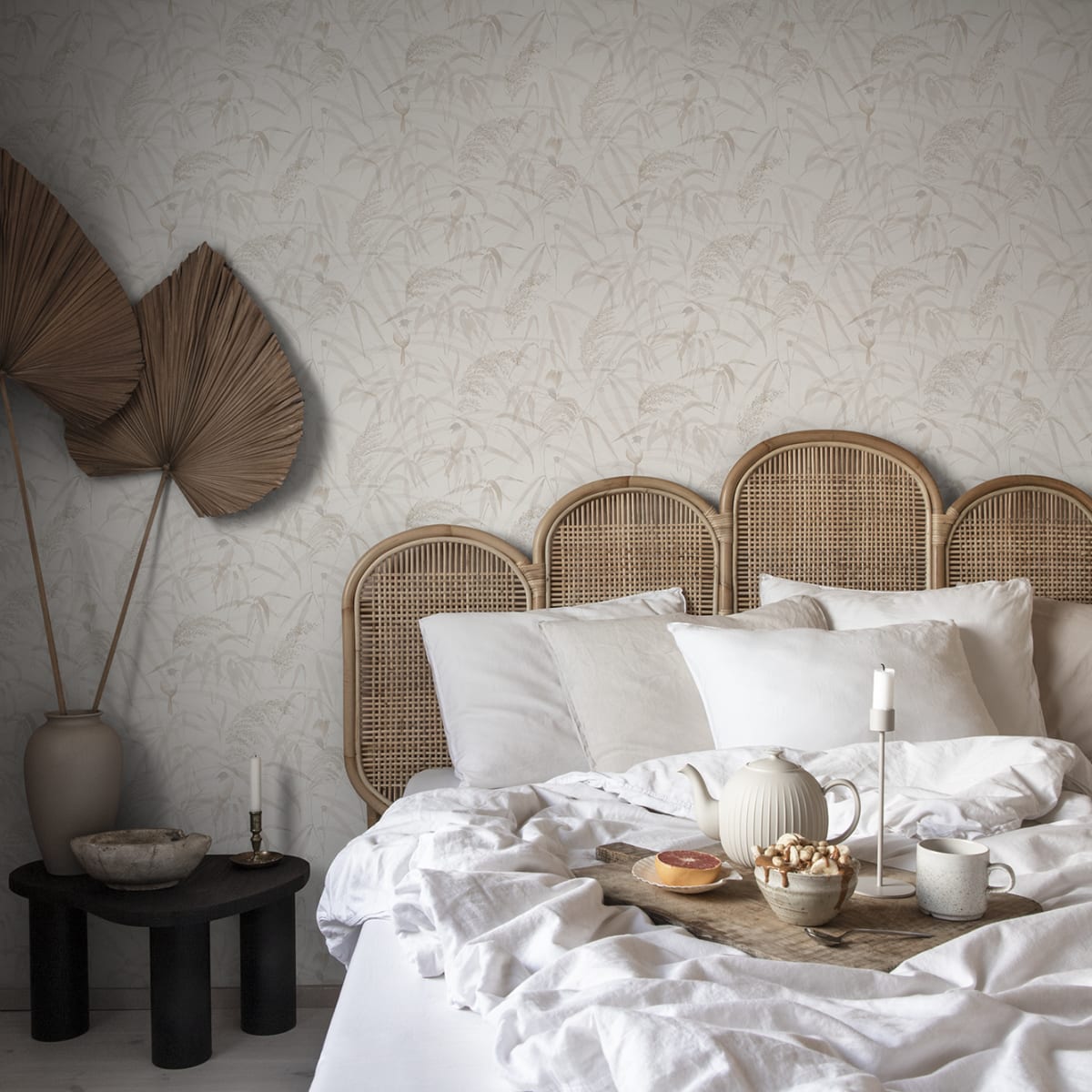 Anna Wallpaper - Sandstone - Sandberg - S10109 - Premier Wallcovering