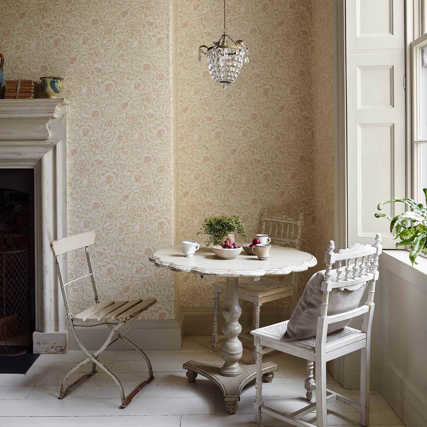 Annandale Wallpaper - Wedgwood/Linen - Sanderson - DDAM216393 - Premier Wallcovering