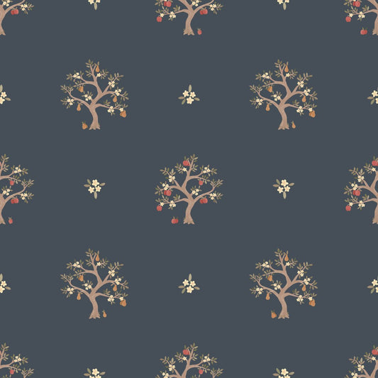 Annika Wallpaper - Night Sky - Summer Gray - Premier Wallcovering
